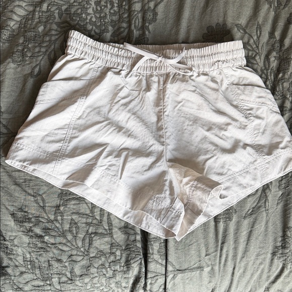 Fabletics Pants - Fabletics White Athletic Shorts for Women